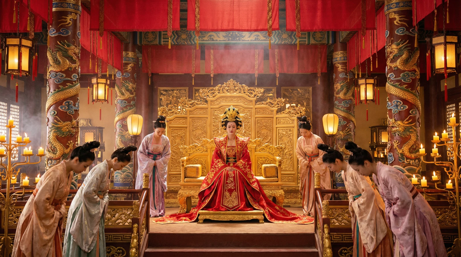 蘑菇视频国产视频栏目古装宫廷大戏拍摄现场